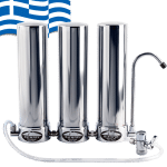 Νέο τριπλό φίλτρο νερού OLYMPUS GIGA άνω πάγκου (Αντιμικροβιακό)