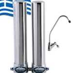 Νέο διπλό φίλτρο νερού OLYMPUS κάτω πάγκου (Αντιμικροβιακό)