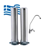 New Olympus Undercounter Double Water Filter (Antimicrobial) - Olympus Plus New Olympus Double Undersink Water Filter (Antimicrobial)
