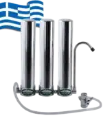 Νέο Τριπλό Φίλτρο Νερού OLYMPUS Άνω Πάγκου (Αντιμικροβιακό)